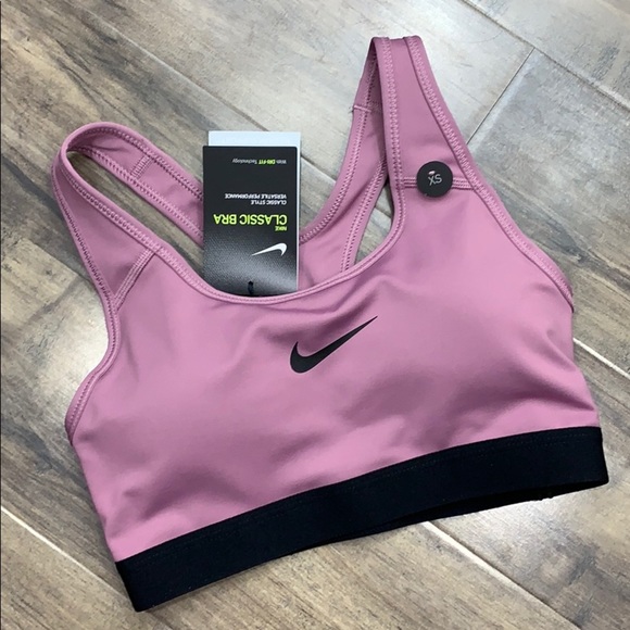 NIKE CLASSIC BRA Classic Style with DRY FIT Techno - Picture 12 of 13